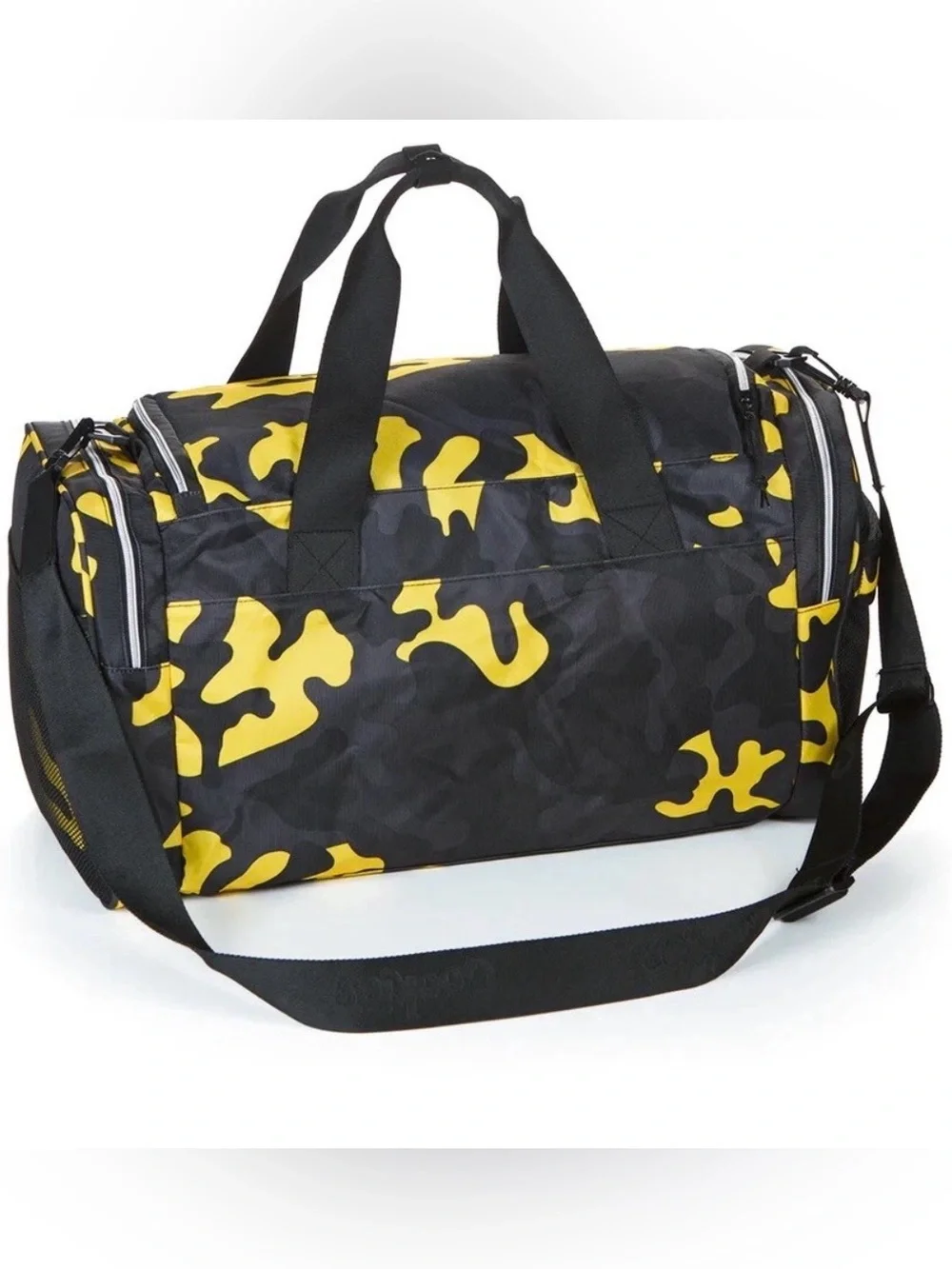 Cookies Heritage Smell Proof Duffle Bag 48L Yellow Camo Travel Gym NWT